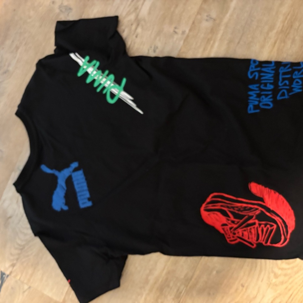 Puma Kids scribble pack t shirt